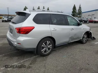 2019 Nissan Pathfinder S with VIN 5N1DR2MN6KC640753, listed as a Copart auction lot 43388025 with 79,881 mi miles and Salvage Title. Bid and sale history available at DreamBid. Image 3.