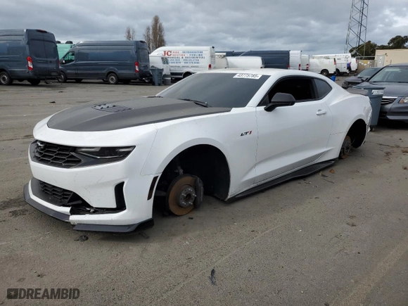 2020 Chevrolet Camaro 1SS with VIN 1G1FF1R77L0150294, listed as a Copart auction lot 43775785 with 30,255 mi miles and Salvage Title. Bid and sale history available at carsss.com. Image 1.