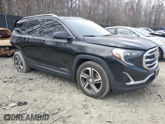 2019 GMC Terrain SLT with VIN 3GKALVEV8KL107546, listed as a Copart auction lot 51058485 with 99,866 mi miles and Salvage Title. Bid and sale history available at carsss.com. Image 4.
