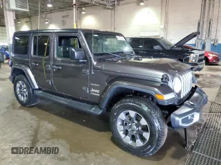 2018 Jeep Wrangler Unlimited Sahara z VIN 1C4HJXEG2JW101327, wystawiony jako Copart lot #49927255 z przebiegiem 72 671 mil mil oraz Czysty tytuł • Clean title. Historia ofert i sprzedaży dostępna na DreamBid. Obrazek 4.