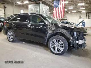 2018 Acura MDX w/Technology Pkg with VIN 5J8YD4H50JL009443, listed as a Copart auction lot 51982055 with 156,674 mi miles and Salvage Title. Bid and sale history available at carsss.com. Image 4.