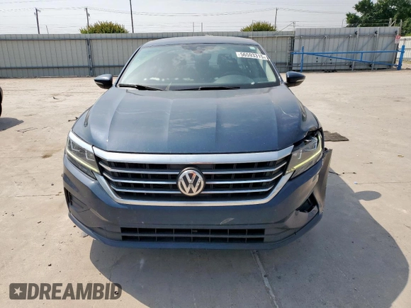 2020 Volkswagen Passat SE with VIN 1VWSA7A34LC019688, listed as a Copart auction lot 56593315 with 103,612 mi miles and Salvage title. Bid and sale history available at DreamBid. Image 5.