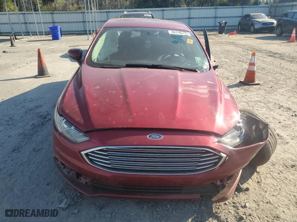 2018 Ford Fusion SE with VIN 3FA6P0H70JR166310, listed as a Copart auction lot 46746705 with 0 mi miles and Salvage Title. Bid and sale history available at carsss.com. Image 5.