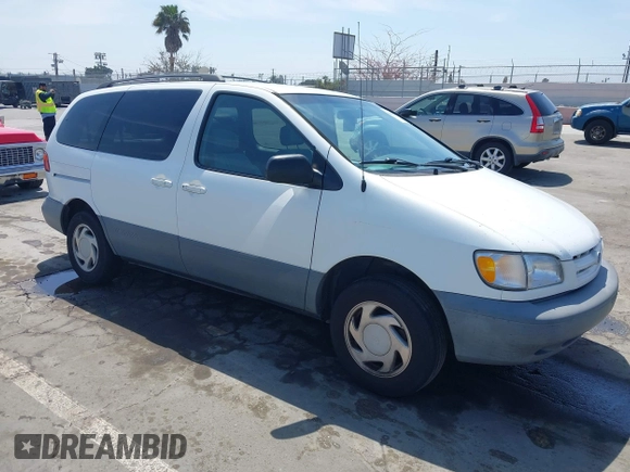 1998 Toyota Sienna LE with VIN 4T3ZF13C2WU066460, listed as a IAAI auction lot 42088006 with 169,014 mi miles and . Bid and sale history available at DreamBid. Image 1.