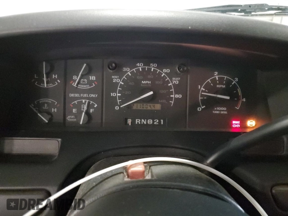 1997 Ford F-250 with VIN 1FTHX25F7VEC46738, listed as a Copart auction lot 59603125 with 211,004 mi miles and Salvage title. Bid and sale history available at DreamBid. Image 9.