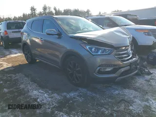 2017 Hyundai Santa Fe Ultimate with VIN 5XYZWDLAXHG384540, listed as a IAAI auction lot 41262083 with 100,533 mi miles and . Bid and sale history available at DreamBid. Image 1.