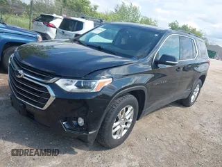 2019 Chevrolet Traverse LT Cloth with VIN 1GNERGKW2KJ216863, listed as a IAAI auction lot 42462866 with 87,971 mi miles and . Bid and sale history available at DreamBid. Image 2.