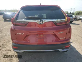 2022 Honda CR-V Touring with VIN 7FARW2H94NE031060, listed as a Copart auction lot 55884655 with 34,419 mi miles and Salvage title. Bid and sale history available at DreamBid. Image 6.