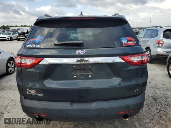 2021 Chevrolet Traverse LT Cloth with VIN 1GNERGKW1MJ165522, listed as a Copart auction lot 74802984 with 80,523 mi miles and Salvage Title. Bid and sale history available at carsss.com. Image 6.
