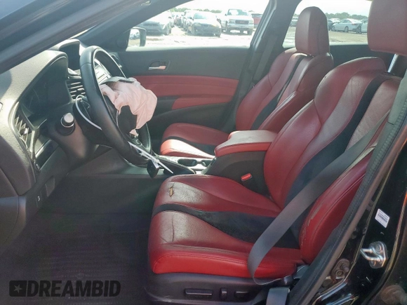 2019 Acura ILX Premium with VIN 19UDE2F87KA007666, listed as a Copart auction lot 61097745 with 208,813 mi miles and Salvage title. Bid and sale history available at DreamBid. Image 7.