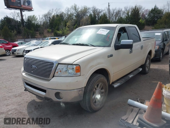 2008 Ford F-150 XLT with VIN 1FTPW14V08FA50396, listed as a IAAI auction lot 41909239 with 255,794 mi miles and . Bid and sale history available at DreamBid. Image 15.