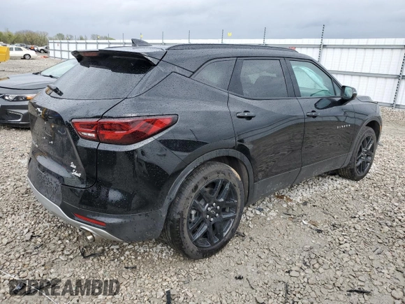 2023 Chevrolet Blazer LT with VIN 3GNKBJR48PS178179, listed as a Copart auction lot 49096514 with 14,863 mi miles and Salvage title. Bid and sale history available at DreamBid. Image 3.