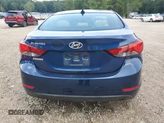 2016 Hyundai Elantra SE with VIN 5NPDH4AE0GH753374, listed as a Copart auction lot 61008175 with 128,187 mi miles and Salvage title. Bid and sale history available at DreamBid. Image 6.