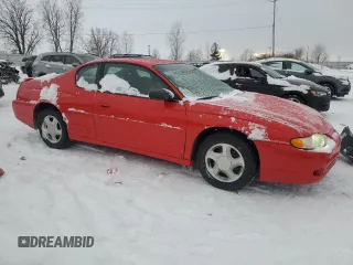 2000 Chevrolet Monte Carlo SS z VIN 2G1WX12K4Y9160449, wystawiony jako Copart lot #44903335 z przebiegiem 154 860 mil mil oraz Czysty tytuł • Clean title. Historia ofert i sprzedaży dostępna na DreamBid. Obrazek 4.