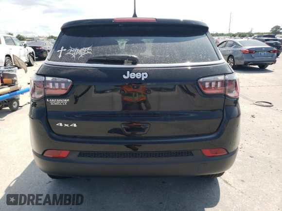 2024 Jeep Compass Sport with VIN 3C4NJDAN5RT136547, listed as a Copart auction lot 59249605 with 10,617 mi miles and Salvage title. Bid and sale history available at DreamBid. Image 6.