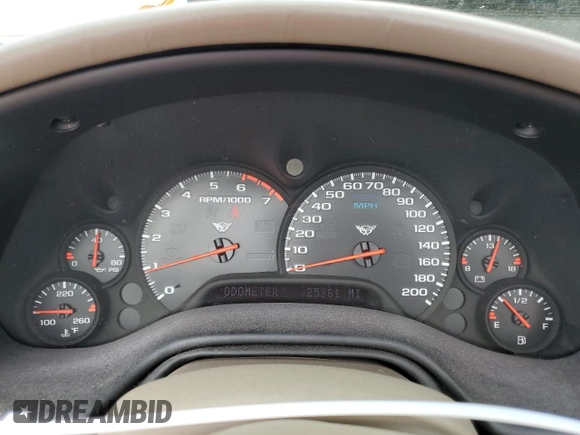 2004 Chevrolet Corvette with VIN 1G1YY32G845124459, listed as a Copart auction lot 72226674 with 25,361 mi miles and Salvage Title. Bid and sale history available at carsss.com. Image 9.