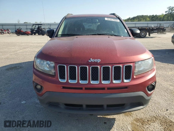 2016 Jeep Compass Sport with VIN 1C4NJCBA8GD763381, listed as a Copart auction lot 52427695 with 154,867 mi miles and Clean Title. Bid and sale history available at DreamBid. Image 5.