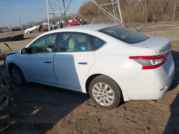 2015 Nissan Sentra S with VIN 3N1AB7AP6FY357106, listed as a IAAI auction lot 41773210 with 138,621 mi miles. Bid and sale history available at carsss.com. Image 15.