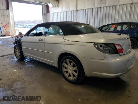 2008 Chrysler Sebring Limited with VIN 1C3LC65M68N254463, listed as a Copart auction lot 81601714 with 0 mi miles and Non Repairable. Bid and sale history available at carsss.com. Image 2.