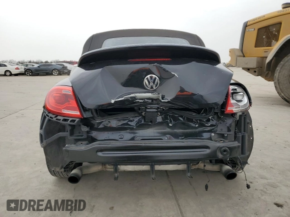 2013 Volkswagen Beetle with VIN 3VW867AT3DM813299, listed as a Copart auction lot 48346325 with 72,611 mi miles and Salvage Title. Bid and sale history available at DreamBid. Image 6.