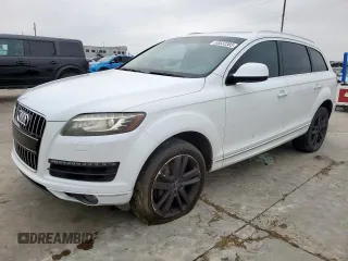 2014 Audi Q7 Premium Plus z VIN WA1LGAFE8ED004082, wystawiony jako Copart lot #55532385 z przebiegiem 146 276 mil mil oraz Czysty tytuł • Clean title. Historia ofert i sprzedaży dostępna na DreamBid. Obrazek 1.