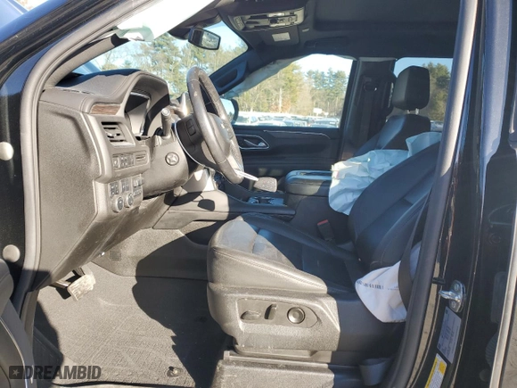 2022 Chevrolet Tahoe LT with VIN 1GNSKNKD6NR105040, listed as a Copart auction lot 87508175 with 28,278 mi miles and Salvage Title. Bid and sale history available at carsss.com. Image 7.