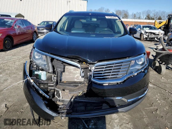 2017 Lincoln MKX Select with VIN 2LMPJ6KR1HBL47020, listed as a Copart auction lot 37538494 with 25,736 mi miles and Salvage Title. Bid and sale history available at carsss.com. Image 5.