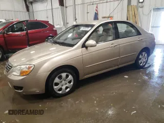 2008 Kia Spectra SX with VIN KNAFE121385562817, listed as a Copart auction lot 45469265 with 135,917 mi miles and Non Repairable. Bid and sale history available at carsss.com. Image 1.