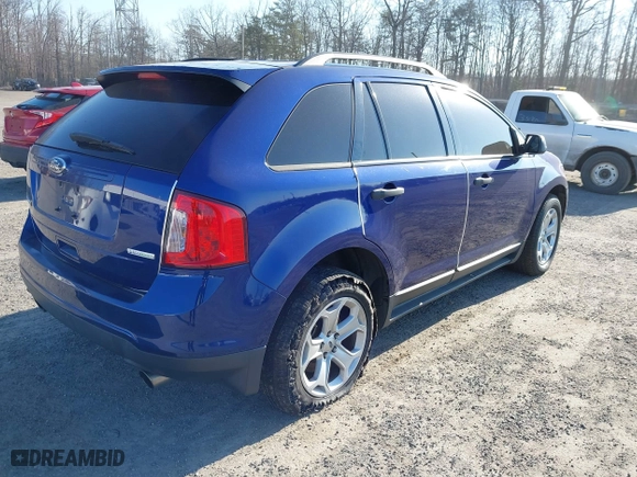 2013 Ford Edge SE with VIN 2FMDK3G92DBB70989, listed as a IAAI auction lot 41585462 with 1 mi miles. Bid and sale history available at carsss.com. Image 4.