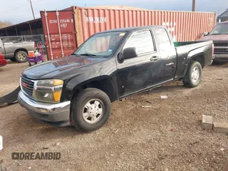 2007 GMC Canyon SL with VIN 1GTCS19EX78252930, listed as a IAAI auction lot 41205302 with 184,769 mi miles. Bid and sale history available at carsss.com. Image 2.