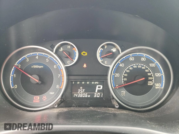 2010 Suzuki SX4 with VIN JS2YB5A37A6300500, listed as a Copart auction lot 48039085 with 143,806 mi miles and Clean Title. Bid and sale history available at DreamBid. Image 9.