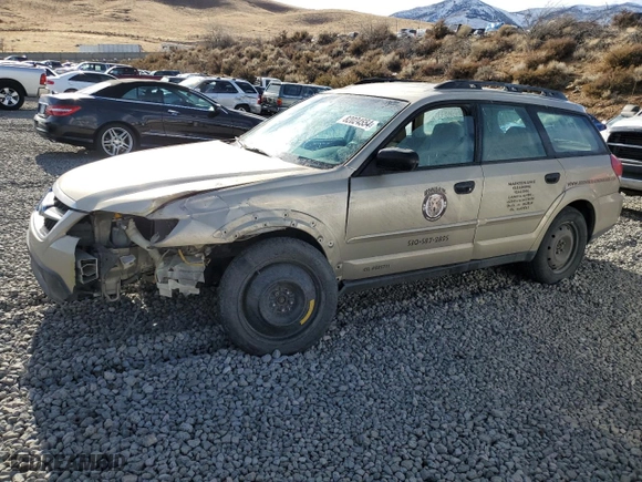 2008 Subaru Outback (Natl) with VIN 4S4BP60CX87305909, listed as a Copart auction lot 82024554 with 225,135 mi miles and Salvage Title. Bid and sale history available at carsss.com. Image 1.