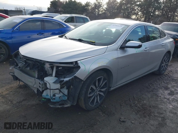 2018 Chevrolet Malibu LT with VIN 1G1ZD5ST6JF292504, listed as a IAAI auction lot 41505655 with 95,739 mi miles and . Bid and sale history available at carsss.com. Image 2.