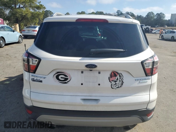 2018 Ford Escape Titanium with VIN 1FMCU0J9XJUA07221, listed as a Copart auction lot 43758165 with 68,805 mi miles and Salvage title. Bid and sale history available at DreamBid. Image 6.