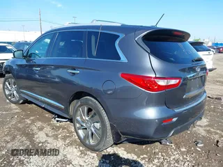 2014 Infiniti QX60 with VIN 5N1AL0MM7EC533909, listed as a IAAI auction lot 42370543 with 159,958 mi miles and . Bid and sale history available at DreamBid. Image 3.