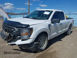 2023 Ford F-150 XL with VIN 1FTEX1EB5PKE10583, listed as a IAAI auction lot 41979500 with 41,611 mi miles. Bid and sale history available at carsss.com. Image 18.
