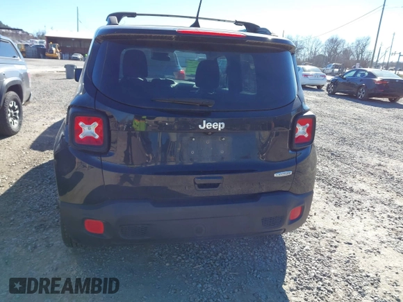 2018 Jeep Renegade Latitude with VIN ZACCJABB3JPG67817, listed as a IAAI auction lot 41611549 with 99,047 mi miles and . Bid and sale history available at DreamBid. Image 16.