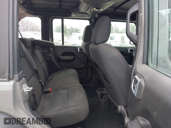 2022 Jeep Wrangler Unlimited Sport S with VIN 1C4HJXDG8NW126143, listed as a IAAI auction lot 42197273 with 44,472 mi miles and . Bid and sale history available at DreamBid. Image 8.