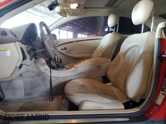2008 Mercedes-Benz CLK 350 with VIN WDBTJ56H88F238402, listed as a Copart auction lot 75941174 with 125,596 mi miles and Clean Title. Bid and sale history available at DreamBid. Image 7.