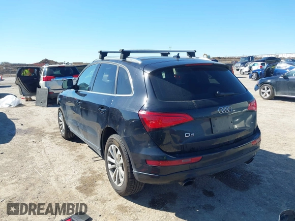2013 Audi Q5 Premium with VIN WA1CFAFP6DA096250, listed as a IAAI auction lot 41713498 with 131,090 mi miles. Bid and sale history available at carsss.com. Image 3.