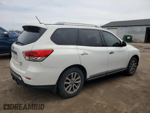 2014 Nissan Pathfinder SL z VIN 5N1AR2MMXEC671275, wystawiony jako Copart lot #51364405 z przebiegiem 160 087 mil mil oraz Czysty tytuł • Clean title. Historia ofert i sprzedaży dostępna na DreamBid. Obrazek 3.