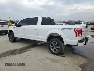 2017 Ford F-150 XL with VIN 1FTFW1EG1HFA28306, listed as a Copart auction lot 52254815 with 0 mi miles and Salvage Title. Bid and sale history available at carsss.com. Image 2.