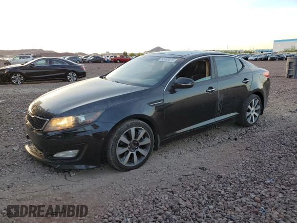 2013 Kia Optima SX with VIN 5XXGR4A60DG135269, listed as a Copart auction lot 52958375 with 179,194 mi miles and Clean Title. Bid and sale history available at carsss.com. Image 1.