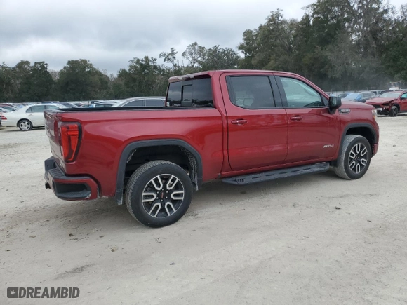 2019 GMC Sierra 1500 AT4 with VIN 3GTP9EEL9KG255281, listed as a Copart auction lot 44189175 with 34,165 mi miles and Salvage Title. Bid and sale history available at carsss.com. Image 3.