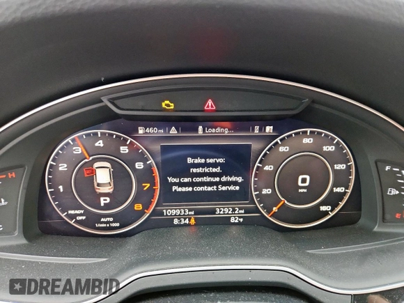 2017 Audi Q7 Premium Plus with VIN WA1LAAF71HD025184, listed as a Copart auction lot 63401355 with 109,933 mi miles and Clean title. Bid and sale history available at DreamBid. Image 9.