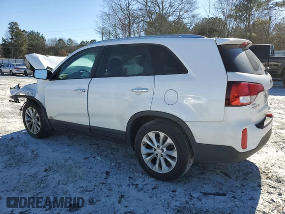 2014 Kia Sorento EX with VIN 5XYKUDA71EG432453, listed as a Copart auction lot 47379745 with 108,930 mi miles and Non Repairable. Bid and sale history available at DreamBid. Image 2.