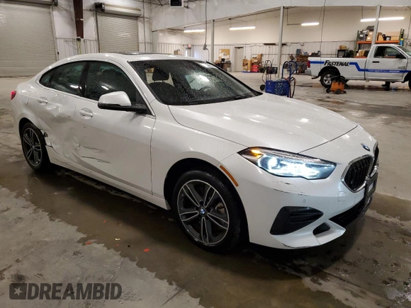 2024 BMW 2 Series 228i xDrive with VIN WBA73AK05R7R50087, listed as a Copart auction lot 60918395 with 14,125 mi miles and Salvage title. Bid and sale history available at DreamBid. Image 4.