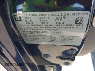 2011 Chevrolet HHR 1LT with VIN 3GNBABFW1BS612028, listed as a IAAI auction lot 41831821 with 143,631 mi miles and . Bid and sale history available at DreamBid. Image 9.