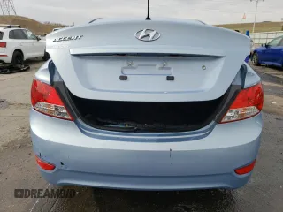 2012 Hyundai Accent GLS with VIN KMHCU4AE7CU138100, listed as a Copart auction lot 50828095 with 60,177 mi miles and Salvage Title. Bid and sale history available at carsss.com. Image 6.