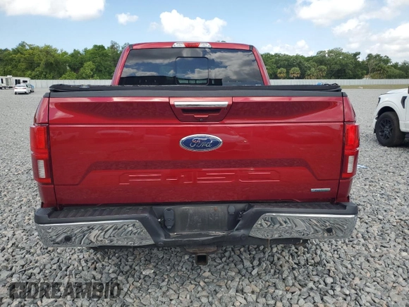 2018 Ford F-150 XL with VIN 1FTEW1EP5JFD21465, listed as a Copart auction lot 51639225 with 157,083 mi miles and Salvage title. Bid and sale history available at DreamBid. Image 6.